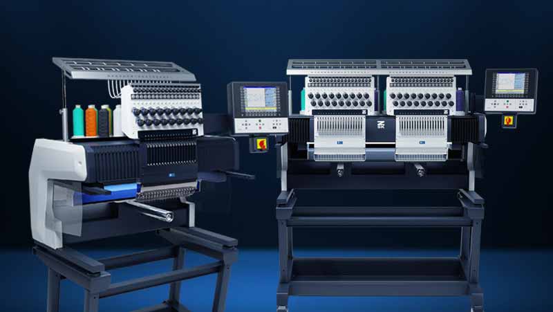 Die neuen Stickmaschinen von ZSK - SPRINT R9 und RACER Compact TWIN.