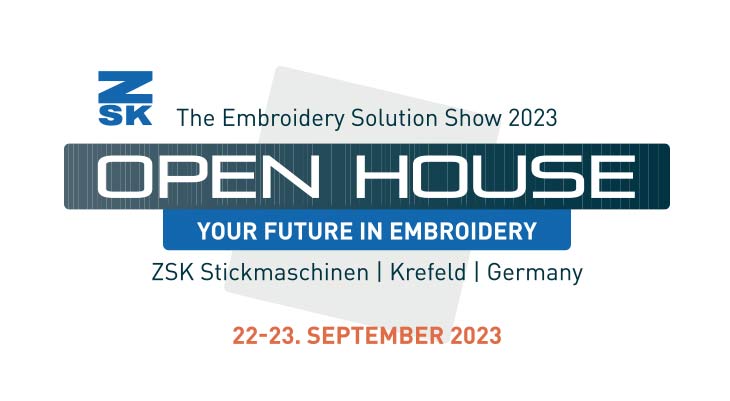 ZSK STICKMASCHINEN  Hausmesse - ZSK OPEN HOUSE 2023