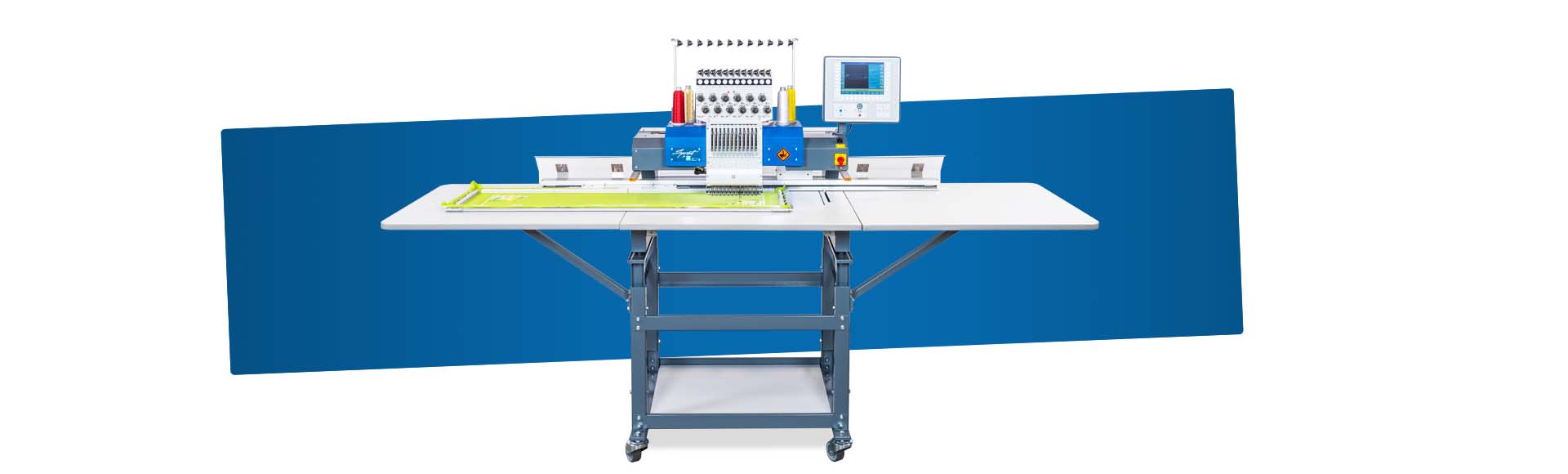 MÁQUINA BORDAR 1 AGUJA CON CAMPO 200 X 280 mm 