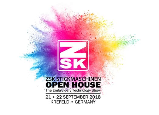 Hausmesse ZSK Stickmaschinen
