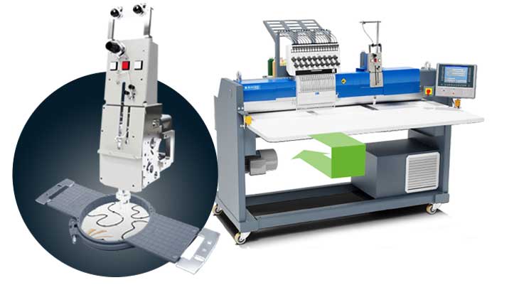 ZSK STICKMASCHINEN - Ribbon, Winding and Zigzag for tubular work.