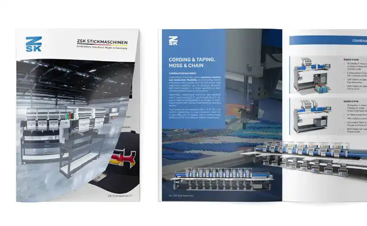 Neuer Gesamtkatalog der ZSK Stickmaschinen