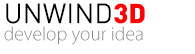 Logo of Unwind 3D - develop your idea