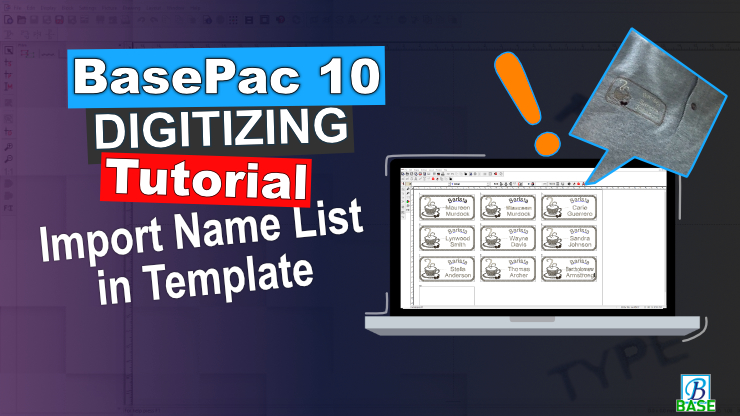 How to Import a Name List in Template