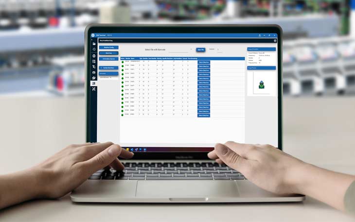 ZSK Terminal Machines - Stickdaten einfach erstellen und effizient an die richtige Maschine zuteilen!