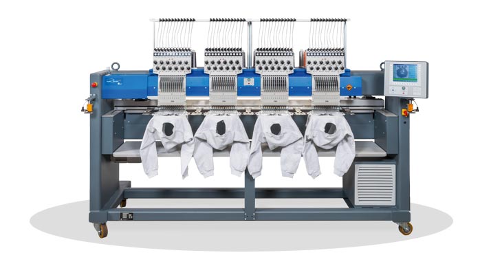 ZSK STICKMASCHINEN - RACER 4S - 4 Head Embroidery Machine