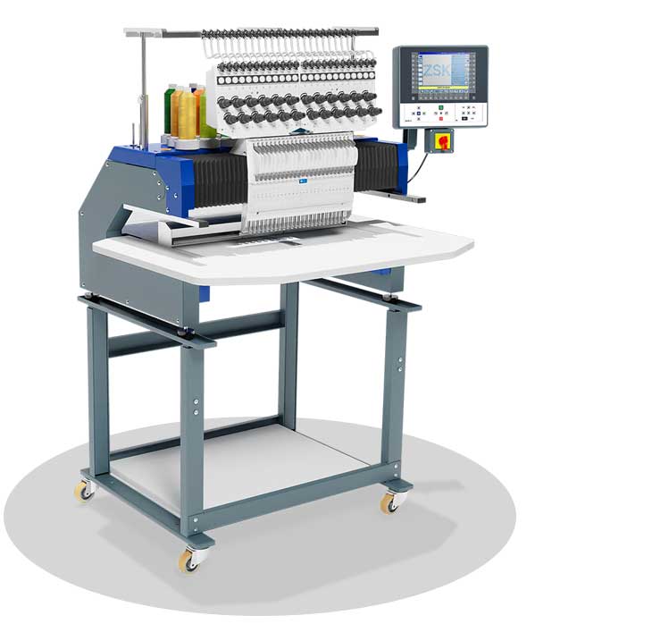 ZSK Stickmaschine SPRINT 7 Max - 24 Nadeln 