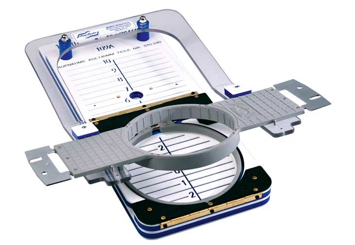 Fixtures for Allied International plastic frames for the HoopMaster system